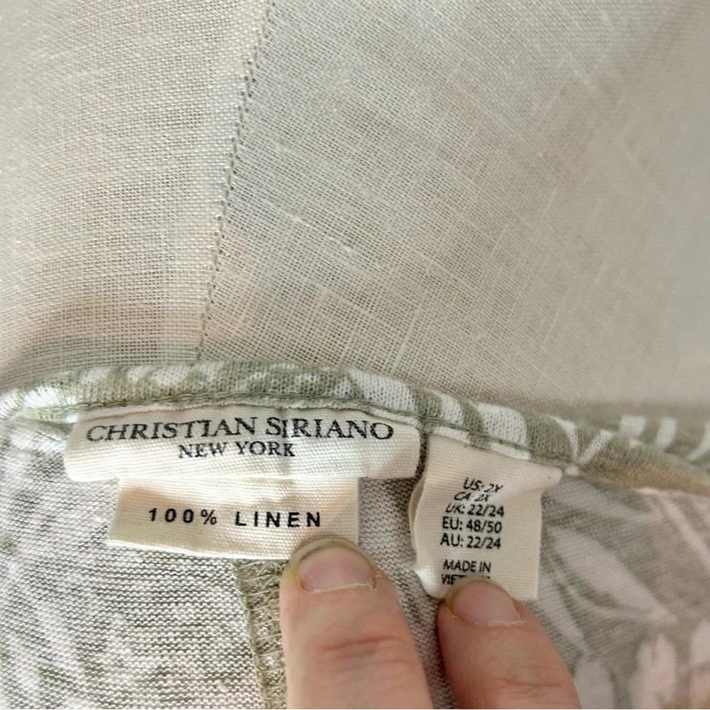 Christian Siriano linen summer